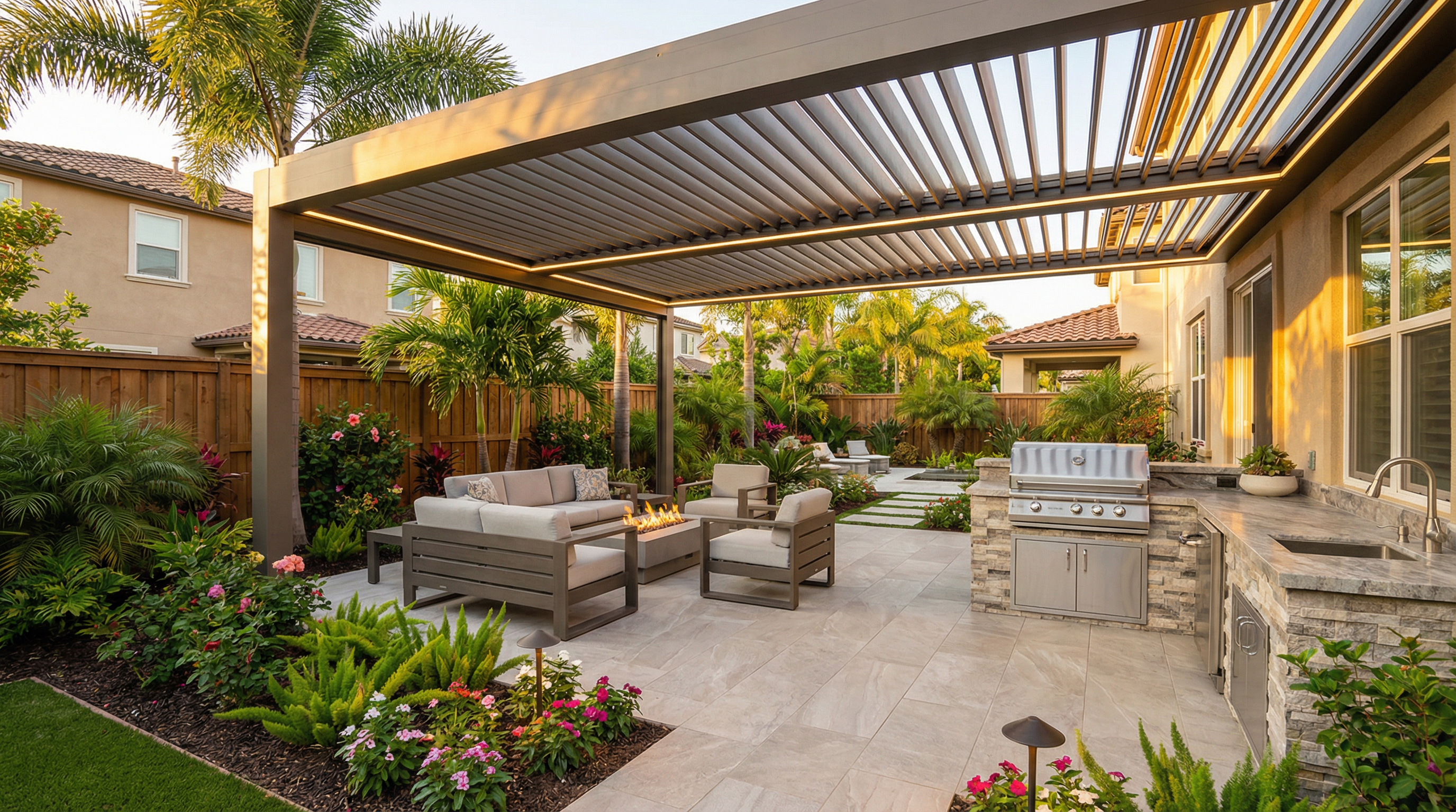 After: Complete outdoor living paradise